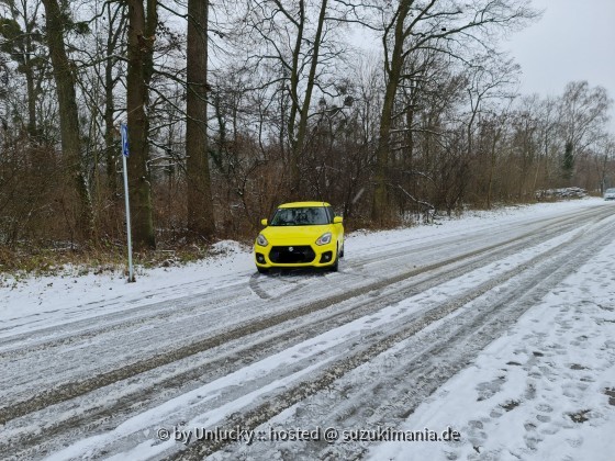 Yellow Duck and Snow