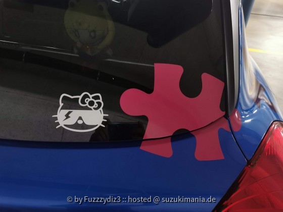 Stickers make the car go faster