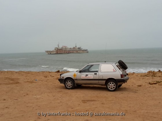 Rallye Swift nahe Tarfaya,  Marokko