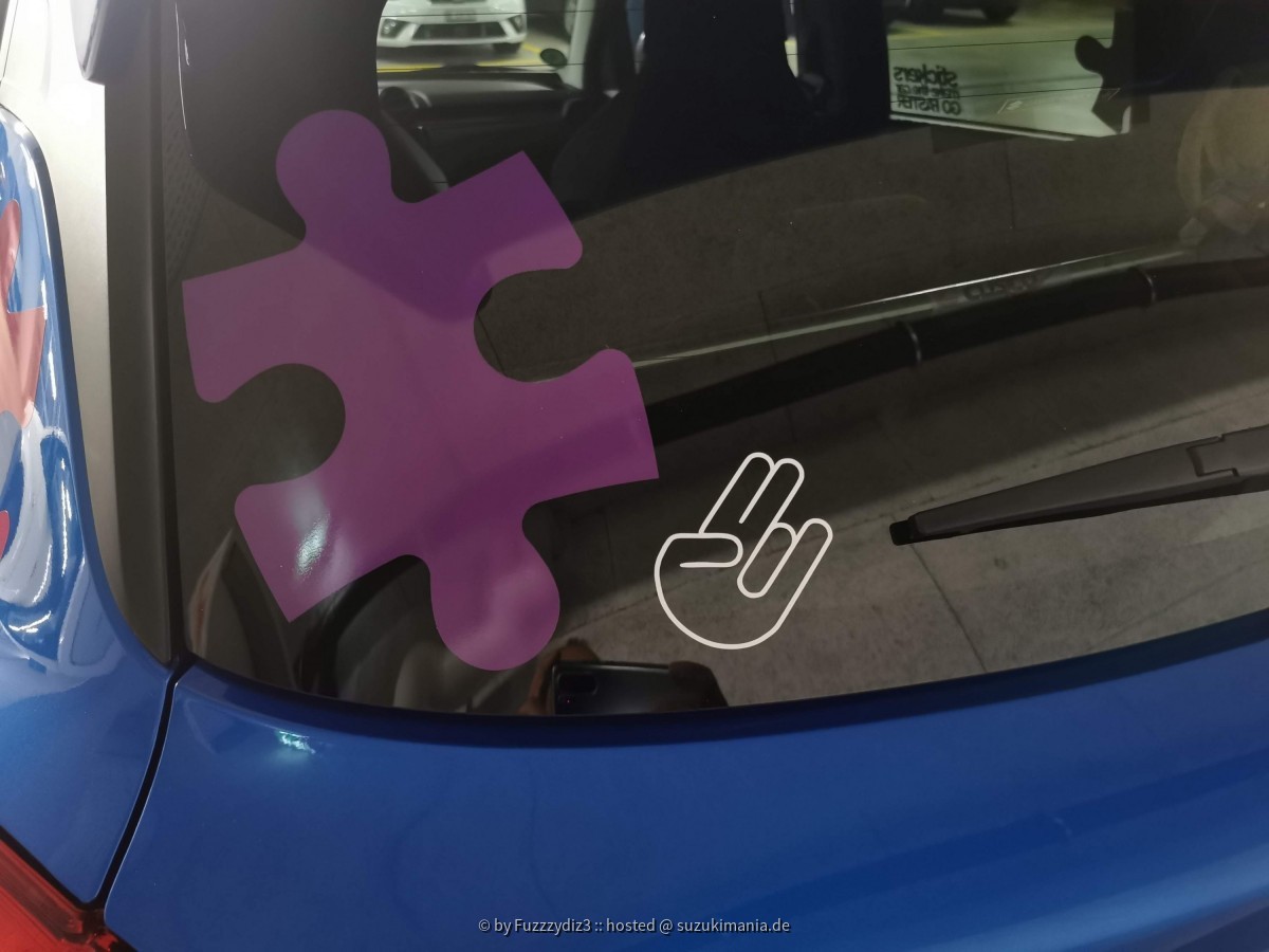 Stickers make the car go faster