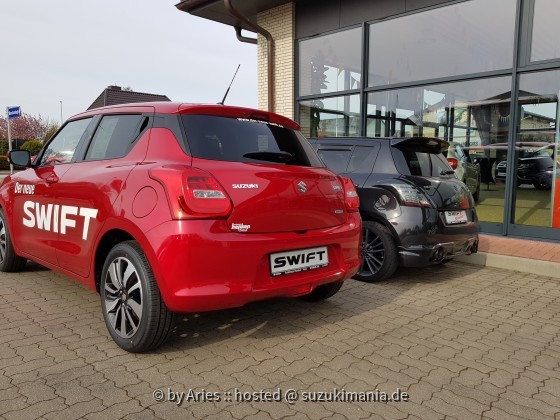 Vergleich Swift Sport NZ und Swift AZ Mild Hybrid