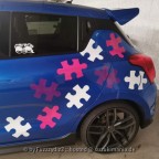 Stickers make the car go faster