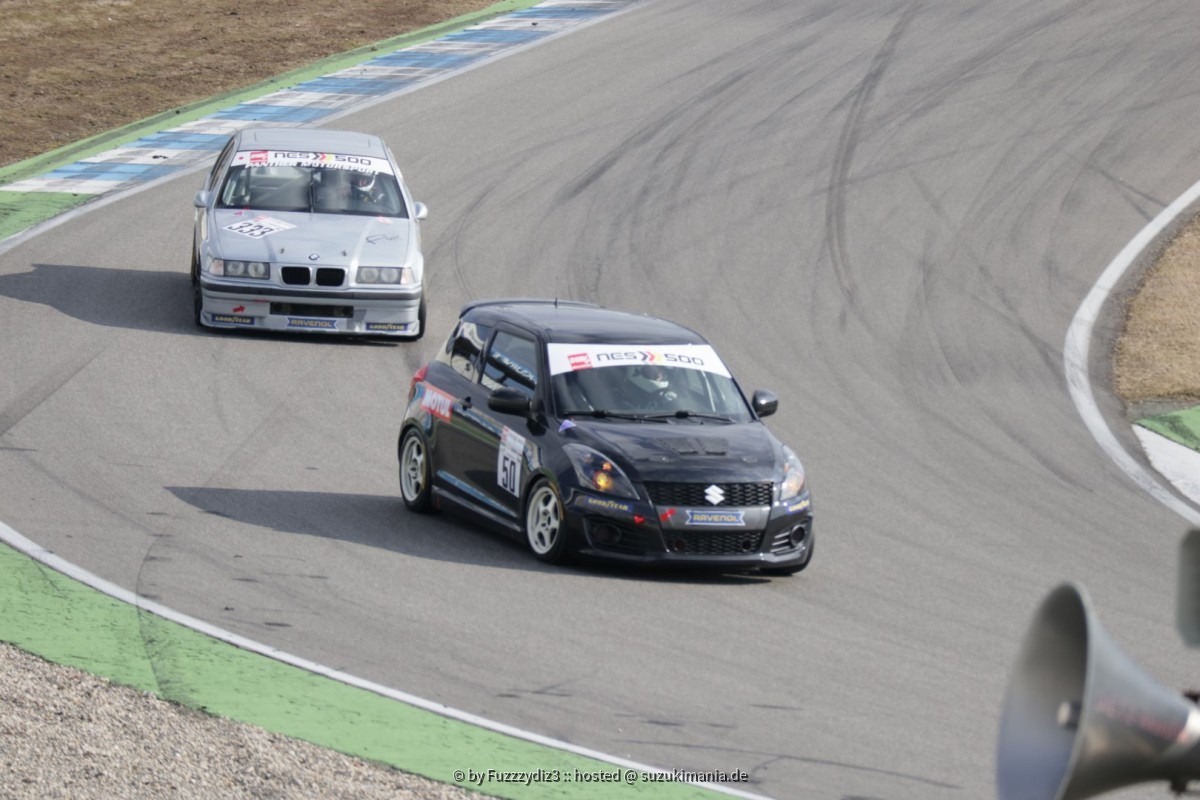 Saner Performance bei der NES 500 am Hockenheimring 5.+6.3.2022