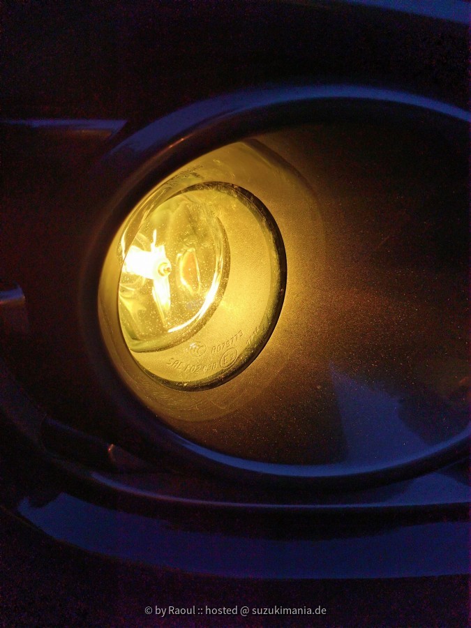 Umrüstung der Nebelscheinwerfer auf gelbe H11