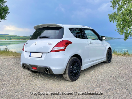 Swift Sport auf 17“ ATS Streetrallye mit Ulter Endtopf