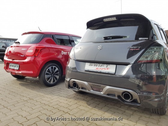 Vergleich Swift Sport NZ und Swift AZ Mild Hybrid