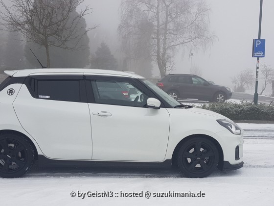 Endlich hat er doch noch Schnee gesehen (im Odenwald)