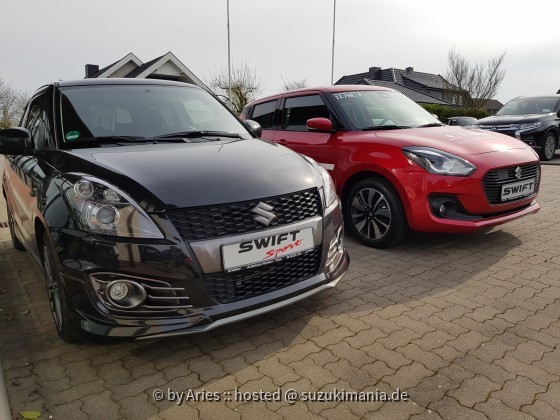 Vergleich Swift Sport NZ und Swift AZ Mild Hybrid